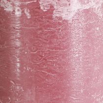Artikel Stumpenkerzen Rosa Marmoroptik 85×200mm 2er-Set für Dekoration