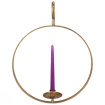 Artikel Kerzenhalter zum Hängen Metall Deko Gold Vintage Ø38/H48cm