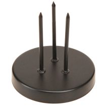 Artikel Kerzenhalter Adventskranz Metall Schwarz matt Ø8cm 4 St
