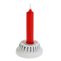 Artikel Kerzenhalter Metall Weiss Ø5,3cm H2cm