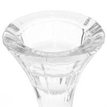 Artikel Kerzenhalter Glas Rund Stabkerzenhalter Ø7cm H13cm 2St