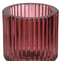 Artikel Kerzenhalter Glas für Stabkerzen und Teelichter Berry H8cm 4er Set