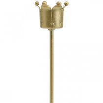 Artikel Kerzenhalter Krone Gold Metall 12 cm 4 Stück für Stabkerzen