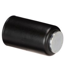 Artikel Magnetische Kerzenhalter aus Metall rund mattschwarz 25 mm 4er-Set