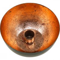 Artikel Kerzenhalter Metall Schwarz Bronze Ø13cm H6,5cm