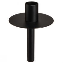 Artikel Kerzenhalter für Flaschen Schwarz Metall H12cm 2St