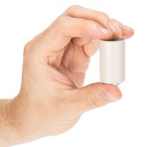 Artikel Stabkerzenhalter mit Magnet aus Metall 25 mm cremeweiss 4er-Set