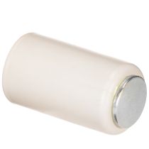 Artikel Stabkerzenhalter mit Magnet aus Metall 25 mm cremeweiss 4er-Set