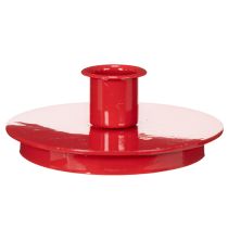 Artikel Kerzenhalter Rot aus Metall 10 cm für Stabkerzen 2er Set