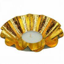 Artikel Teelichthalter Weihnachten Deko Backform Schwarz Gold Ø12cm 2St