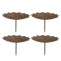 Artikel Kerzenhalter zum Stecken Ø11cm H8cm Rost-Effekt