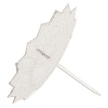 Artikel Kerzenhalter zum Stecken aus Metall 11x8cm Creme 4 Stück