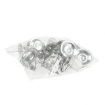 Artikel Kerzenhalter mit Dorn Silber Ø5cm 36 St