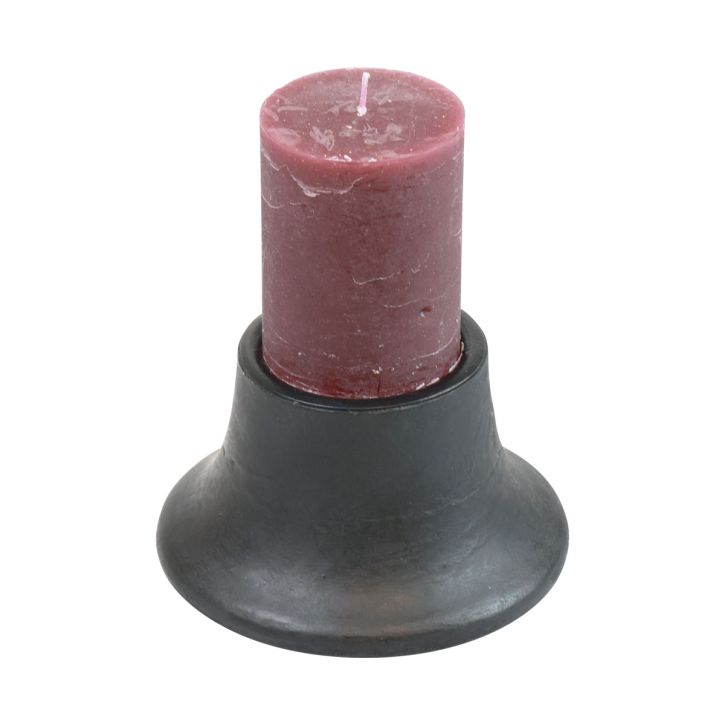 Artikel Kerzenständer Schwarz Keramik Ø12,5 cm H7 cm