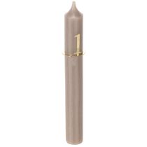 Artikel Kerzenring-Set aus Metall goldfarben Zahlen 1 bis 4 Durchmesser 3 cm