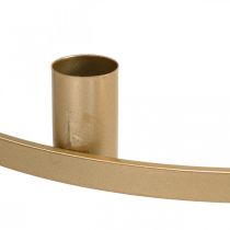 Artikel Kerzenring Metall Ø35 cm Mattgold für Stabkerzen
