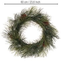 Artikel Künstlicher Kiefernkranz mit Zapfen 60 cm Grün