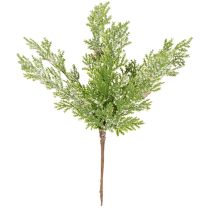 Artikel Künstlicher Kiefernzweig mit Zapfen beschneit 28 cm Grün 6 Stück