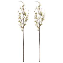 Artikel Kirschblüten Deko Zweig Kunstzweig Weiße Blüten 96cm 2St