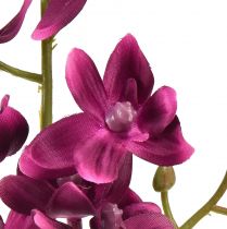 Artikel Kleine Orchidee Phalaenopsis Künstliche Blume dunkellila 30cm