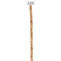 Artikel Dekokordel glänzend auf Rolle 3 mm 20 m in Gold