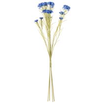 Artikel Künstliche Kornblume aus Polyester, Blau, 68 cm, 4er-Set für Wohnraumgestaltung