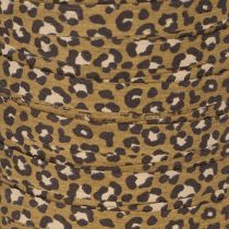 Artikel Kräuselband Baumwolle Leopardendruck 10 mm 100 m für Innenbereich