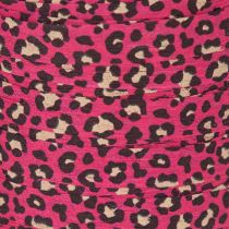 Artikel Dekoband Kräuselband Leoprint Pink 10mm x 100m Geschenkdekoration
