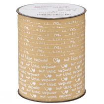 Artikel Kräuselband „Mit Liebe verpackt“ Geschenkband 10mm 150m