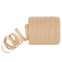 Artikel Kräuselband Baumwolle Beige 10mm x 100m Geschenkband