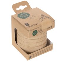 Artikel Kräuselband Baumwolle Beige 10mm x 100m Geschenkband