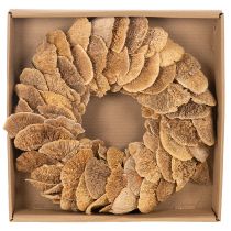 Artikel Baumschwamm-Kranz naturfarben 37cm für Tür- und Wanddekoration