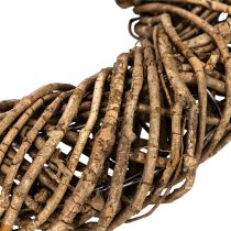 Artikel Dekokranz aus Naturzweigen Rattan rund braun 45 cm für den Innenbereich