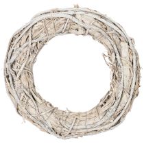 Artikel Türkranz aus Holz in Geweiss 40 cm