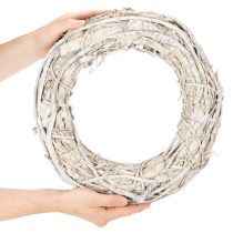 Artikel Türkranz aus Holz in Geweiss 40 cm