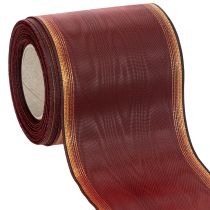Artikel Kranzband Bordeaux 100mm Moiré Taft Hochzeit Dekoration