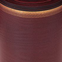 Artikel Kranzband Bordeaux Moiré Taftbindung mit Goldkante 125mm x 25m Dekoband