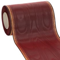 Artikel Kranzband Moiré 150mm Bordeaux Taftband Dekoration