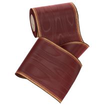 Artikel Kranzband Taft Moiré Bordeaux 150mm x 25m Dekorationsband