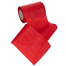 Artikel Kranzband 125mm x 25m Rot aus Acetat – Schleifenband für Trauerkränze, Dekoration und Beschriftungen