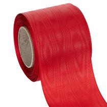 Artikel Kranzband Rot 75mm x 25m aus Acetat für Trauerfloristik und Dekoration