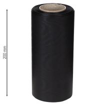 Artikel Kranzband Schwarz 200mm 25m für Trauerfloristik, wetterfest und bedruckbar