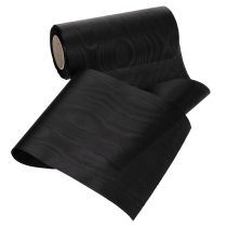 Artikel Kranzband aus Acetat Schwarz 200mm x 25m - Bedruckbares Schleifenband für Trauergestecke