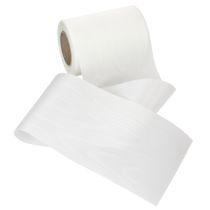 Artikel Kranzband aus Acetat 125mm x 25m Weiss für Trauerfeier und Grabschmuck