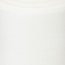 Artikel Kranzband Weiß Hochwertig 75mm x 25m - Dekoband für Floristik und Trauerfeiern, ideal zum Bedrucken