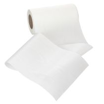 Artikel Kranzband aus Acetat Weiss 175mm Breit 25m Lang für Trauerfloristik