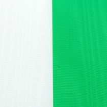 Artikel Kranzbänder Moiré grün-weiß 125mm 25m