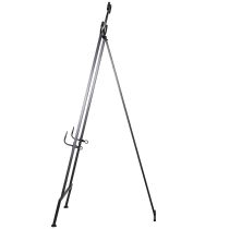 Artikel Schwarzer Kranzständer aus Metall, 118 cm, dekorativ mit stabiler Basis