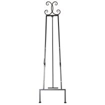Artikel Schwarzer Kranzständer aus Metall, 118 cm, dekorativ mit stabiler Basis