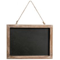 Artikel Kreidetafel zum Aufhängen Vintage Holztafel Natur 40×30cm